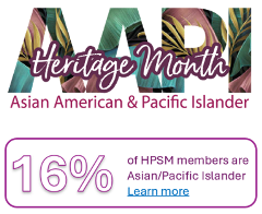 AAPI badge with stat